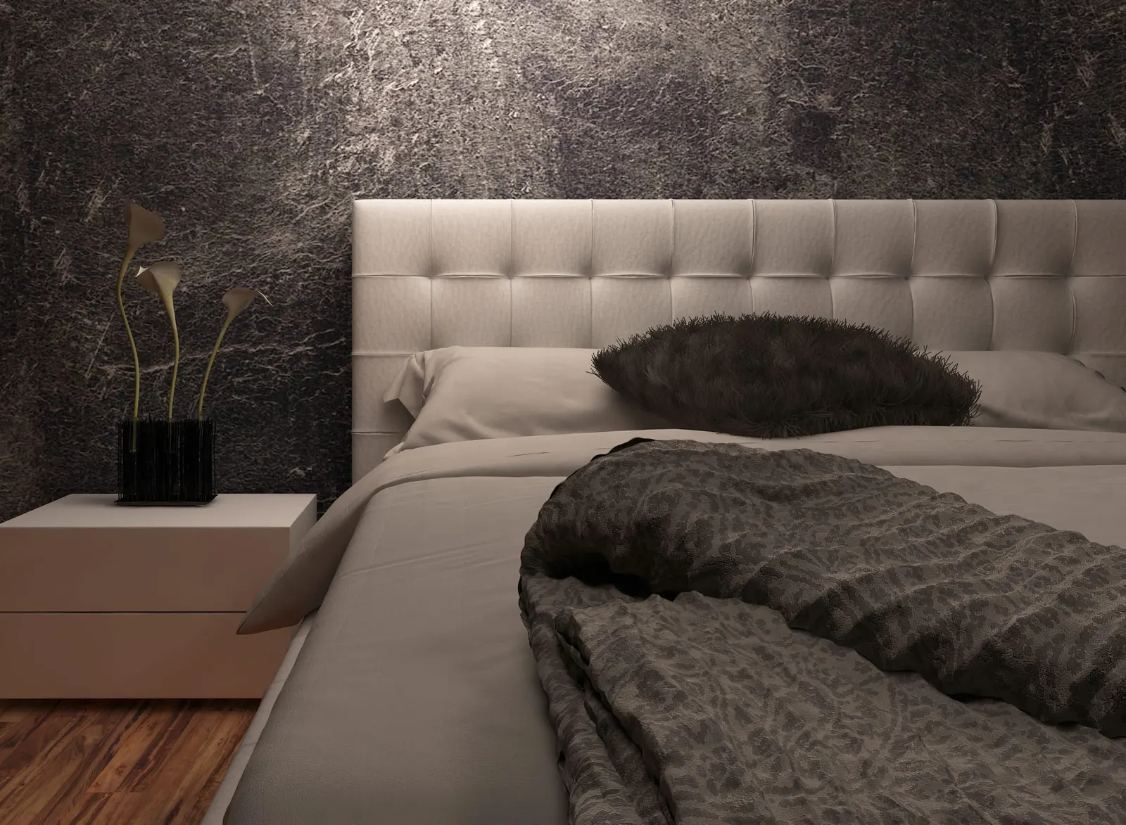 Bed head upholstery