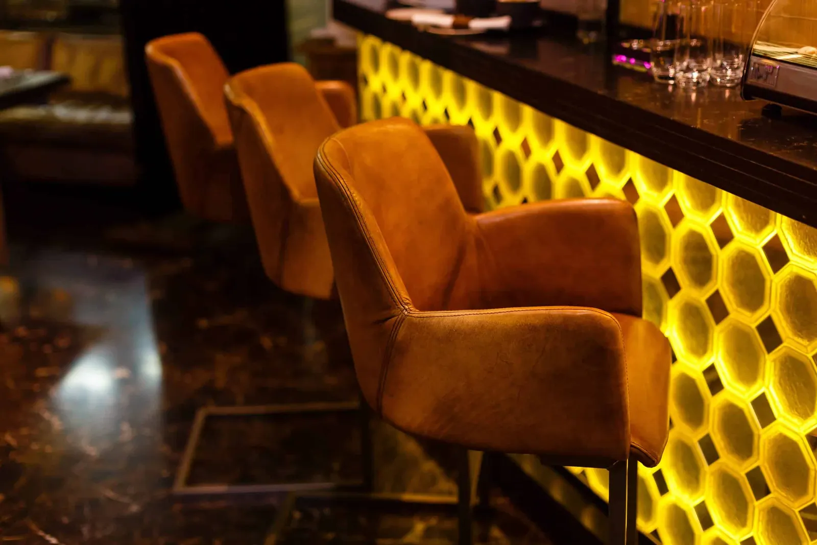 Cafe bar commercial upholstery