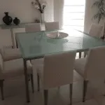 Upholstered chair detail
